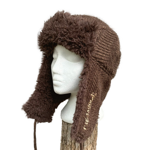 Life Is Good brown trapper hat